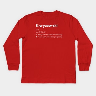 Krzyzewski Kids Long Sleeve T-Shirt